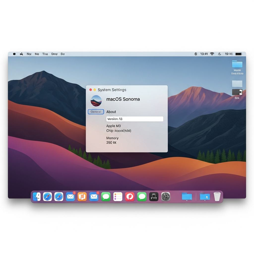 Capture écran macOS Sonoma